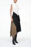 Staud Davina Dress in Black Multi