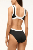 Staud Dolce One Piece Black/White