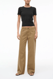 Staud Easy Cashmere Tee in Black