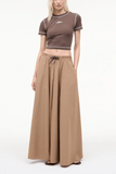 Staud Eden Maxi Skirt in Desert