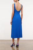 Staud Ellison Dress in Cobalt
