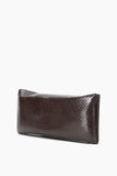 Staud Eve Clutch in Espresso Snake