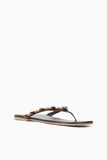 Staud Freja Thong in Wood Bead
