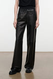 Gus Leather Pant in Black