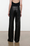 Gus Leather Pant in Black