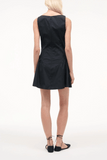 Staud Gwen Mini Dress in Black