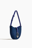 Staud Harlow Crescent Shoulder Bag in Cobalt