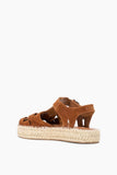 Staud Hemingway Fisherman Sandal in Tabac