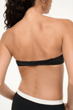 Staud Jo Balconette Top in Black/White