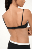 Staud Jo Balconette Top in Black/White