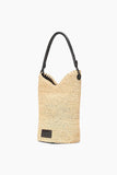 Staud Lani Raffia Bucket Bag in Natural