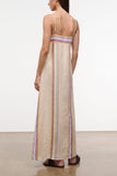 Staud Laura Linen Dress in Day Trip Stripe