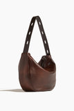 Staud Levi Bag in Espresso Distressed