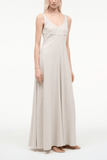 Staud Madison Linen Dress in Natural