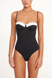 Staud Maeve One Piece in Black/White