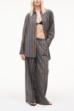Staud Mateo Pant in Huntington Stripe