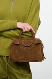 Staud Maude Mini Carryall in Cigar