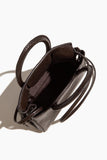 Staud Maude Mini Carryall in Espresso Snake