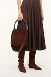 Staud Mel Shoulder Bag in Mahogany