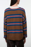 Staud Michael Cashmere Sweater in Savoy Stripe