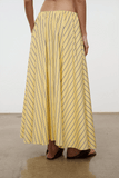 Staud Milano Skirt in Monday Stripe