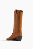 Staud Monty Boot in Cashew Distressed