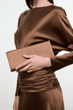 Staud Muse Clutch in Husk