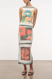 Staud Noemi Skirt in Superbloom Scarf