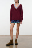 Staud Norman Sweater in Pinot Multi