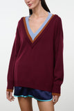 Staud Norman Sweater in Pinot Multi