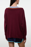 Staud Norman Sweater in Pinot Multi