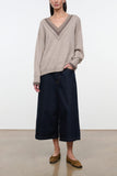 Staud Norman Sweater in Sesame Multi