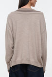 Staud Norman Sweater in Sesame Multi