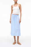 Staud Shore Skirt in Ventura Stripe