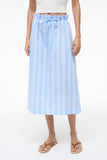Staud Shore Skirt in Ventura Stripe