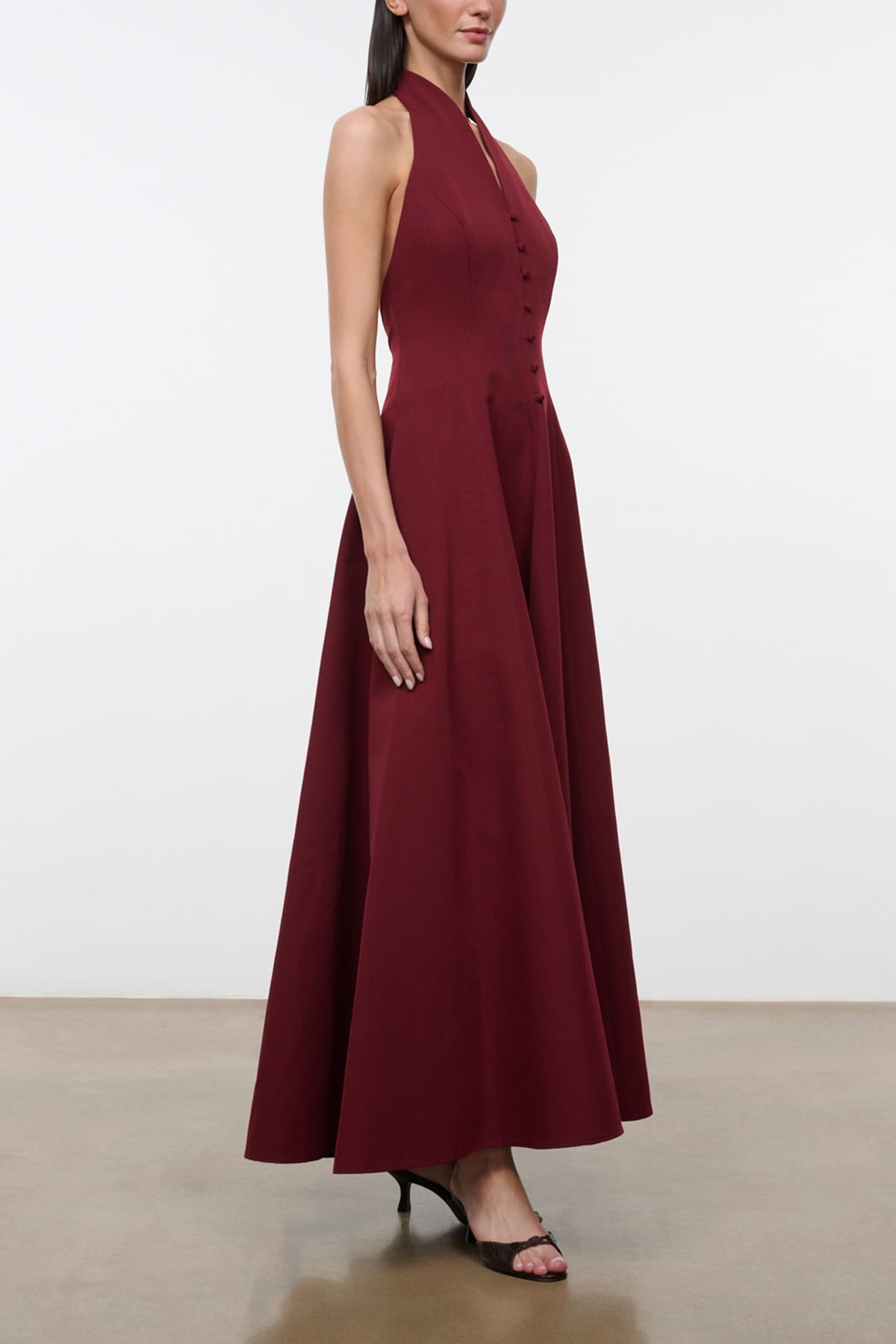 Staud Stella Dress in Carmino