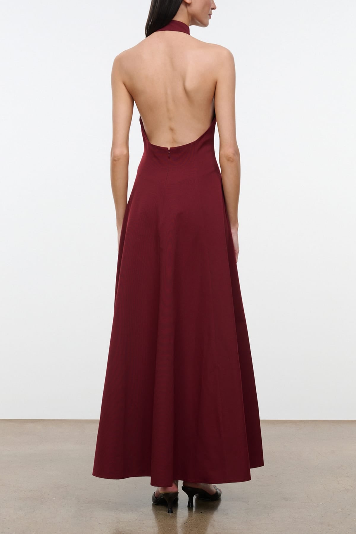 Staud Stella Dress in Carmino