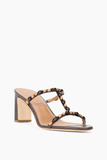 Staud Talita Heel in Wood Beads