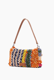 Staud Timmy Convertible Shoulder Bag in Multi Bayadere Stripe