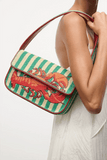 Staud Tommy Beaded Bag in Summer Lobster