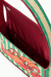 Staud Tommy Beaded Bag in Summer Lobster