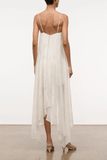 Staud Valencia Mini Dress in White