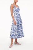 Staud Wells Dress in Blue Toile