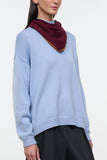 Staud Winston Sweater in Powder Blue Multi