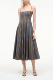 Staud Wylie Dress in Huntington Stripe