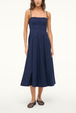 Staud Wylie Dress in Navy