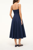 Staud Wylie Dress in Navy