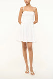Staud Wylie Mini Dress in White