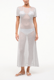 Staud Zinc Dress in Silver