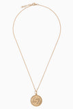 Stoned Fine Jewelry Pisces Zodiac Necklace in 14k Yellow Gold